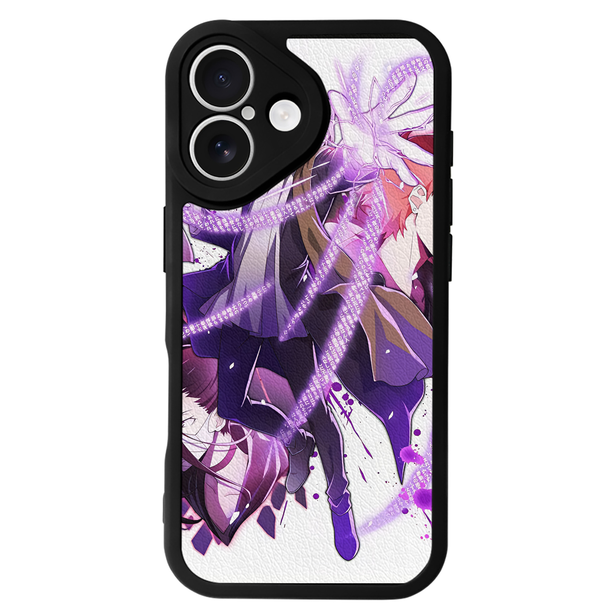 （画像用） 文豪ストレイドッグス Bungo Stray Dogs 【iPhone 16シリーズ対応】シリコンスマホケース（レザー調） 材質：シリコン